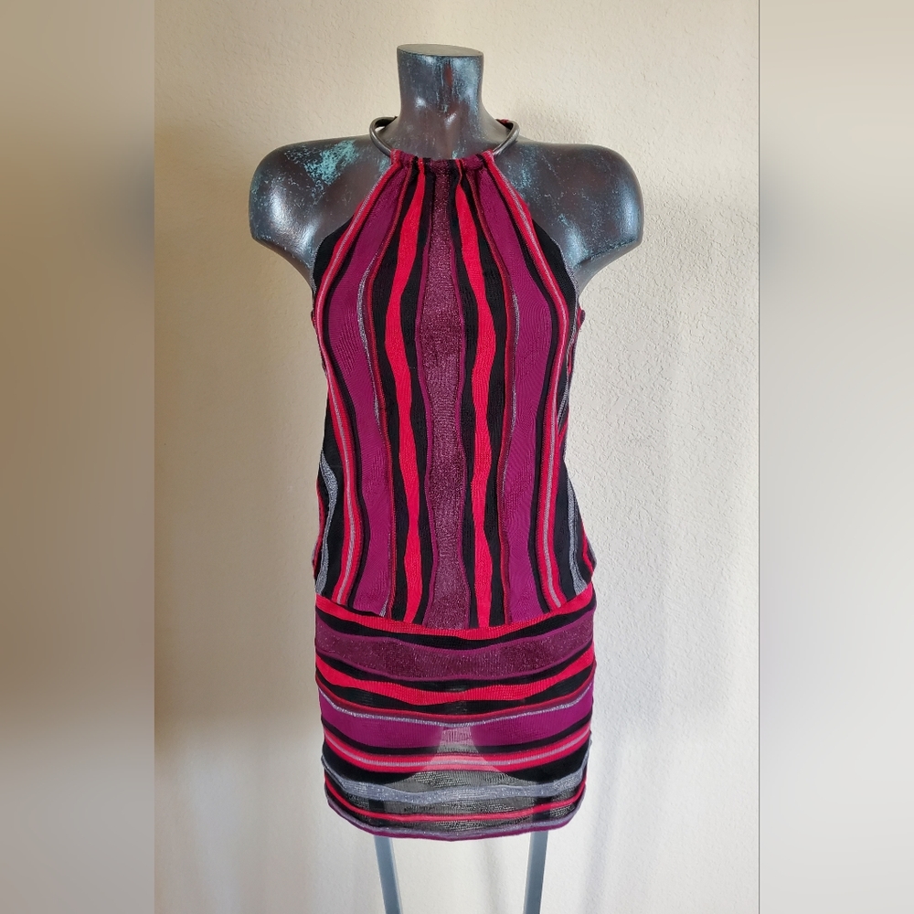 Multi color mini dress Sz XS